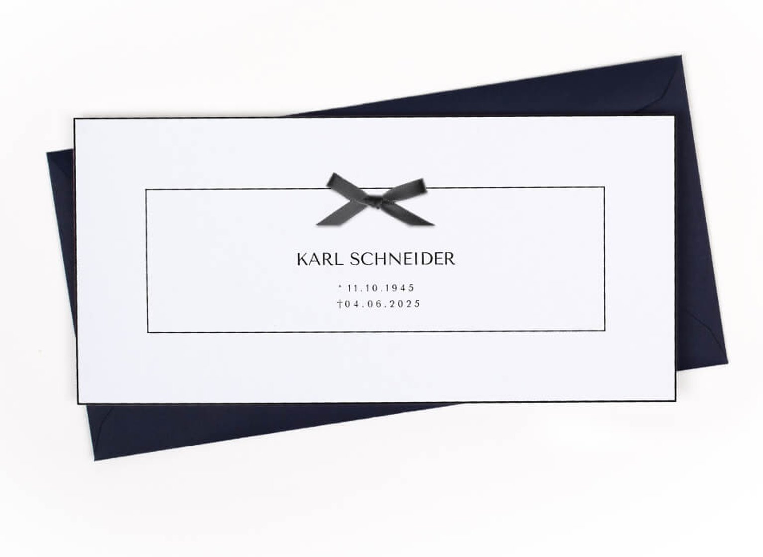 Trauerkarten in besonderen Formaten