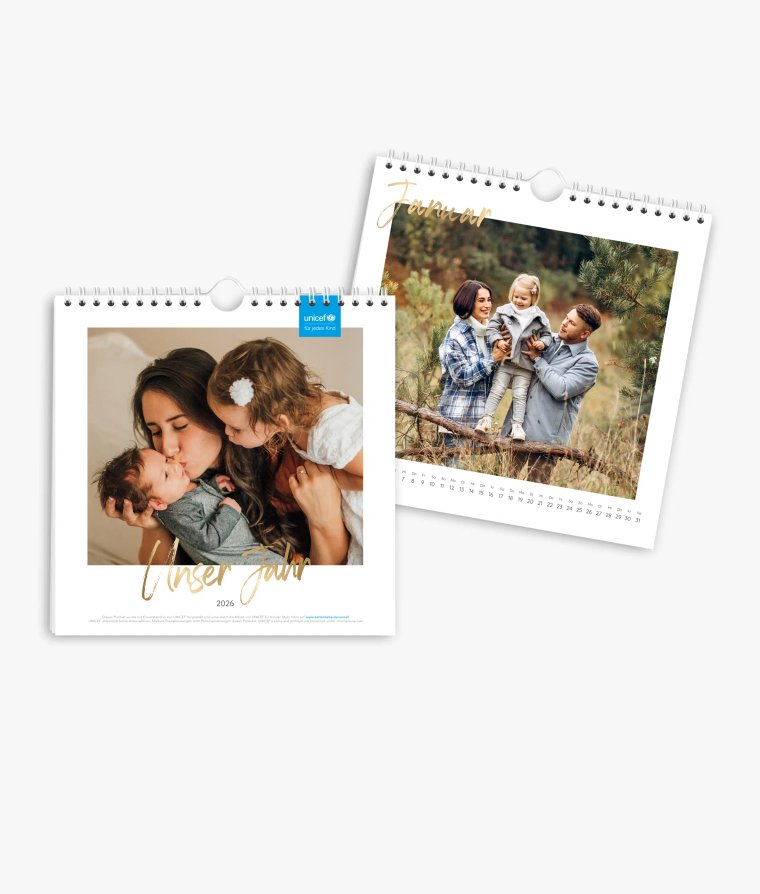 Wandkalender Golden Brush · UNICEF