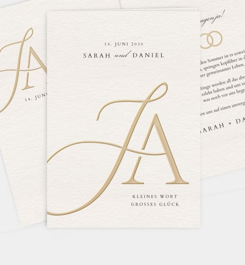 Einladungskarte Hochzeit Soulmates