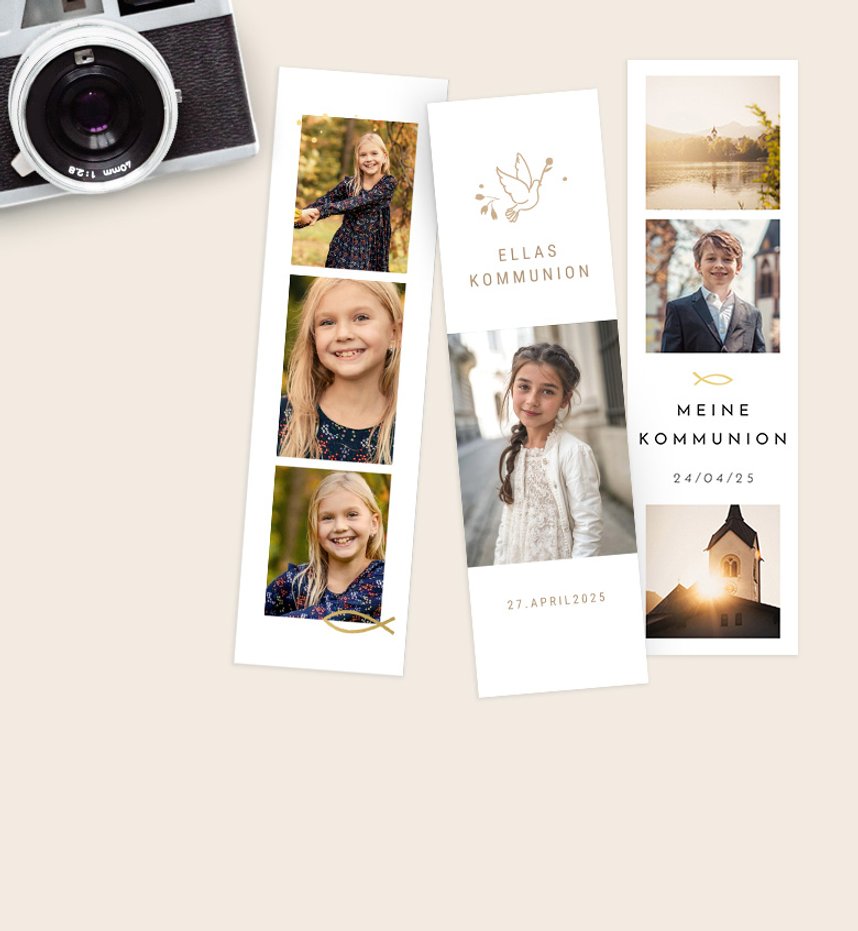 Fotostreifen Kommunion