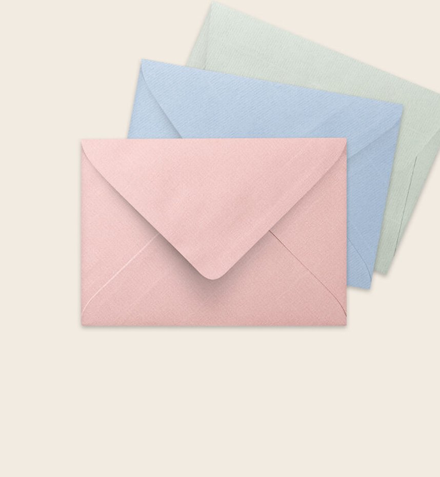 Farbige Briefumschläge