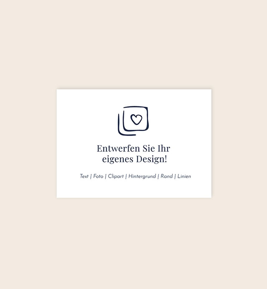 Trauerkarten Blanko Design