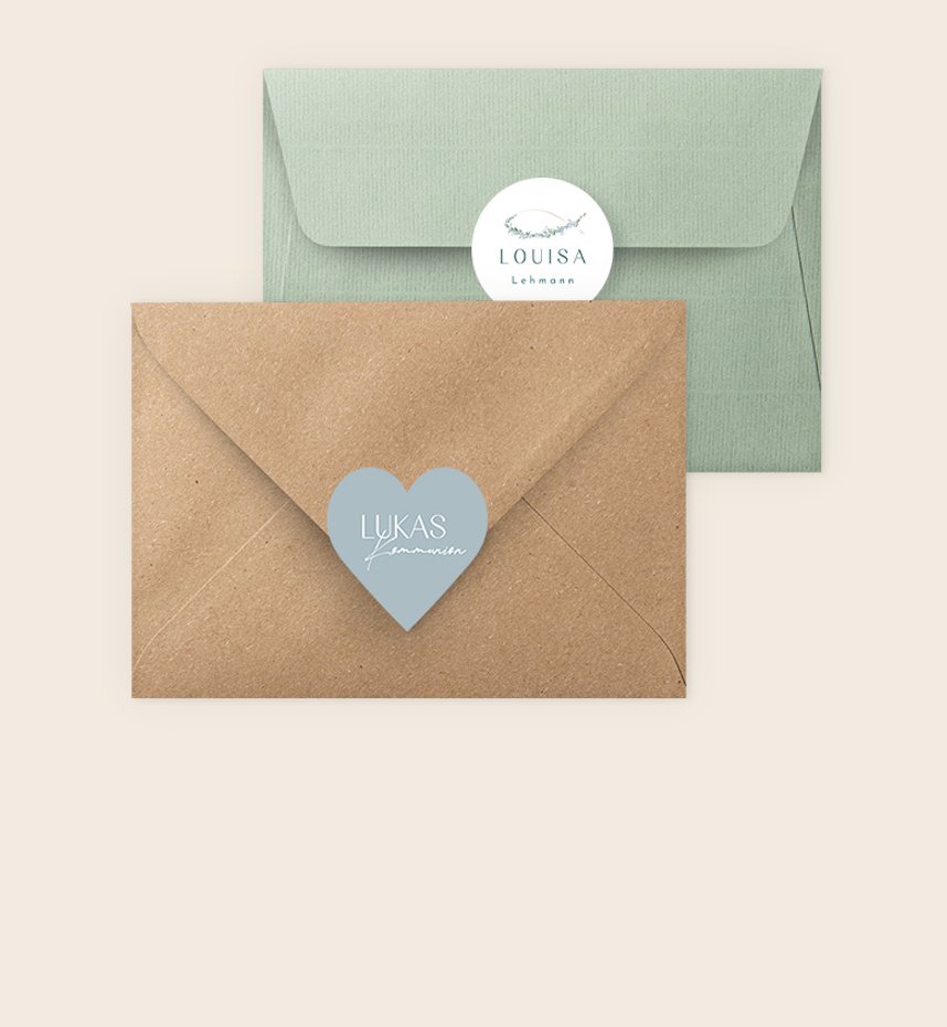 Kommunion Siegelsticker