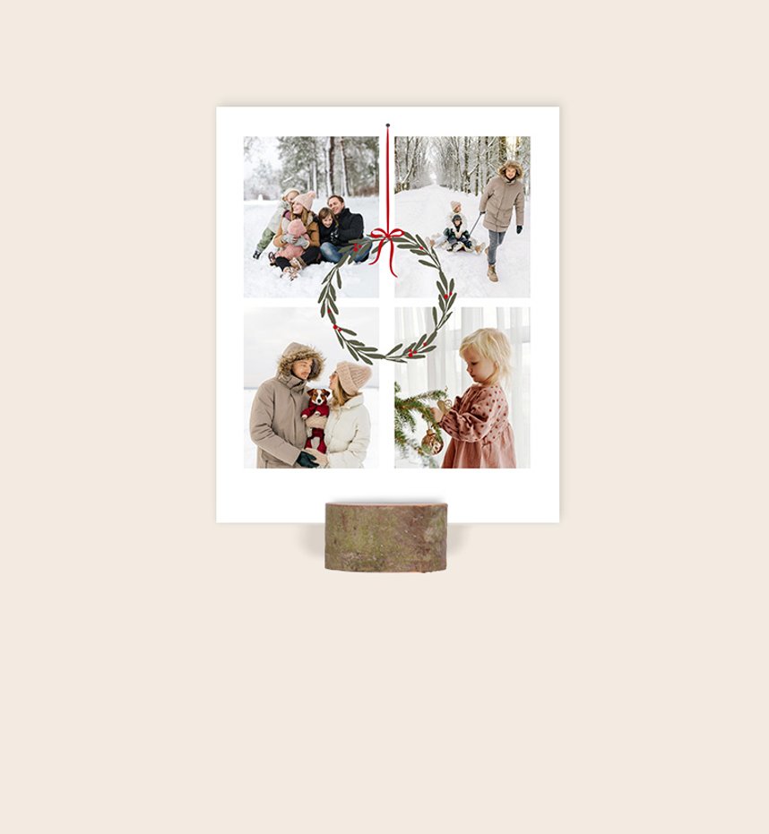 Fotoaufsteller zu Weihnachten