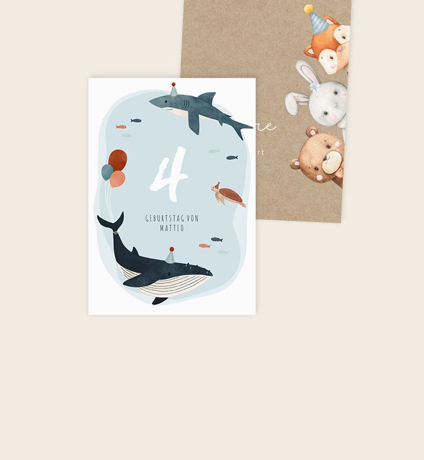 Einladungen zum Kindergeburtstag