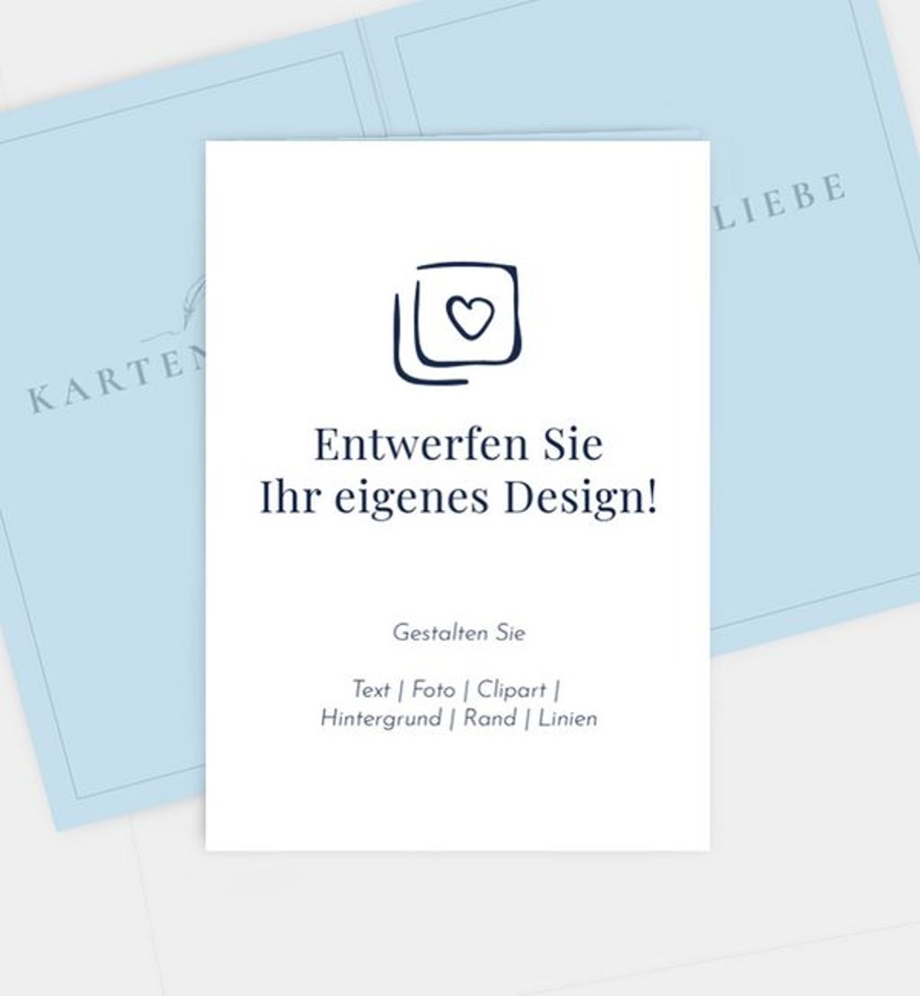 Einladungskarte Goldene-Hochzeit Blanko Design