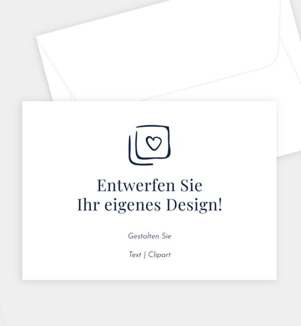 Briefumschlag Hochzeit Blanko Design
