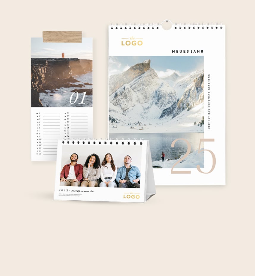 Geschäftliche Fotokalender